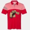 Men's Heathered 3-Stripes Colorblocked Polo Thumbnail