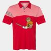 Men's Heathered 3-Stripes Colorblocked Polo Thumbnail