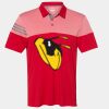Men's Heathered 3-Stripes Colorblocked Polo Thumbnail