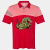 Men's Heathered 3-Stripes Colorblocked Polo Thumbnail