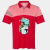 Men's Heathered 3-Stripes Colorblocked Polo Thumbnail