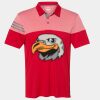 Men's Heathered 3-Stripes Colorblocked Polo Thumbnail