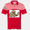 Men's Heathered 3-Stripes Colorblocked Polo Thumbnail