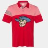 Men's Heathered 3-Stripes Colorblocked Polo Thumbnail