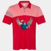 Men's Heathered 3-Stripes Colorblocked Polo Thumbnail