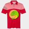 Men's Heathered 3-Stripes Colorblocked Polo Thumbnail