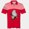 Men's Heathered 3-Stripes Colorblocked Polo Thumbnail