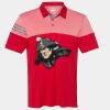 Men's Heathered 3-Stripes Colorblocked Polo Thumbnail