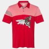 Men's Heathered 3-Stripes Colorblocked Polo Thumbnail