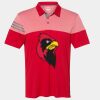 Men's Heathered 3-Stripes Colorblocked Polo Thumbnail