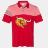 Men's Heathered 3-Stripes Colorblocked Polo Thumbnail