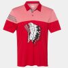 Men's Heathered 3-Stripes Colorblocked Polo Thumbnail