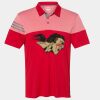 Men's Heathered 3-Stripes Colorblocked Polo Thumbnail