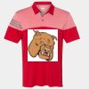 Men's Heathered 3-Stripes Colorblocked Polo Thumbnail