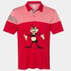 Men's Heathered 3-Stripes Colorblocked Polo Thumbnail