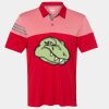 Men's Heathered 3-Stripes Colorblocked Polo Thumbnail