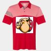 Men's Heathered 3-Stripes Colorblocked Polo Thumbnail