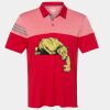 Men's Heathered 3-Stripes Colorblocked Polo Thumbnail