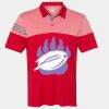 Men's Heathered 3-Stripes Colorblocked Polo Thumbnail