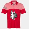 Men's Heathered 3-Stripes Colorblocked Polo Thumbnail