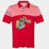 Men's Heathered 3-Stripes Colorblocked Polo Thumbnail