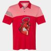 Men's Heathered 3-Stripes Colorblocked Polo Thumbnail