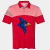 Men's Heathered 3-Stripes Colorblocked Polo Thumbnail