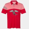 Men's Heathered 3-Stripes Colorblocked Polo Thumbnail