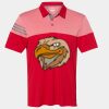 Men's Heathered 3-Stripes Colorblocked Polo Thumbnail