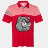 Men's Heathered 3-Stripes Colorblocked Polo Thumbnail