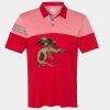 Men's Heathered 3-Stripes Colorblocked Polo Thumbnail