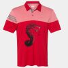 Men's Heathered 3-Stripes Colorblocked Polo Thumbnail