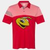 Men's Heathered 3-Stripes Colorblocked Polo Thumbnail