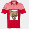 Men's Heathered 3-Stripes Colorblocked Polo Thumbnail
