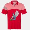 Men's Heathered 3-Stripes Colorblocked Polo Thumbnail