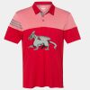 Men's Heathered 3-Stripes Colorblocked Polo Thumbnail