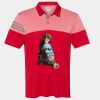 Men's Heathered 3-Stripes Colorblocked Polo Thumbnail