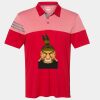 Men's Heathered 3-Stripes Colorblocked Polo Thumbnail