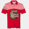 Men's Heathered 3-Stripes Colorblocked Polo Thumbnail