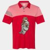 Men's Heathered 3-Stripes Colorblocked Polo Thumbnail