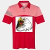 Men's Heathered 3-Stripes Colorblocked Polo Thumbnail
