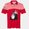 Men's Heathered 3-Stripes Colorblocked Polo Thumbnail