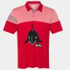 Men's Heathered 3-Stripes Colorblocked Polo Thumbnail