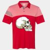 Men's Heathered 3-Stripes Colorblocked Polo Thumbnail