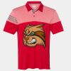 Men's Heathered 3-Stripes Colorblocked Polo Thumbnail