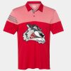 Men's Heathered 3-Stripes Colorblocked Polo Thumbnail