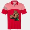 Men's Heathered 3-Stripes Colorblocked Polo Thumbnail