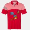 Men's Heathered 3-Stripes Colorblocked Polo Thumbnail