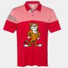 Men's Heathered 3-Stripes Colorblocked Polo Thumbnail