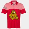 Men's Heathered 3-Stripes Colorblocked Polo Thumbnail